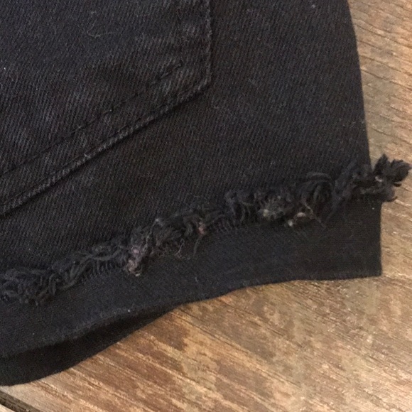 High Waisted Button Fly Black Denim Jeans - Picture 4 of 5